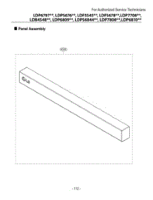 Panel Assembly parts for Lg Dishwasher DUA315HDL from AppliancePartsPros.com
