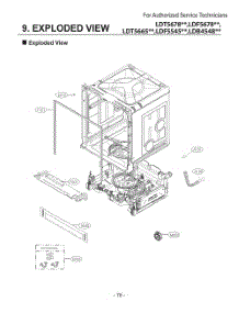 Diagram 1 parts for Lg Dishwasher DUA414TD from AppliancePartsPros.com