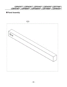 Panel Assembly parts for Lg Dishwasher DUA513FD from AppliancePartsPros.com