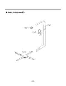 Water Guide Assembly parts for Lg Dishwasher DUA513FD from AppliancePartsPros.com