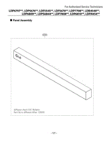 Panel Assembly parts for Lg Dishwasher DUA513FT from AppliancePartsPros.com