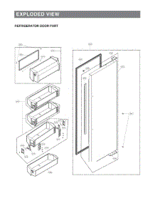 Section 2 parts for Lg Refrigerator DYF42BSIWS from AppliancePartsPros.com