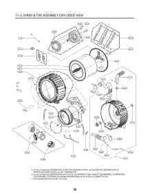 Section 2 parts for Lg Washer F0P2CYV2T from AppliancePartsPros.com