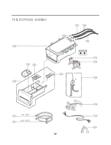 Dispenser Assembly parts for Lg Washer F12A1FD from AppliancePartsPros.com