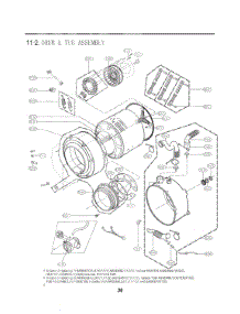 Drum & Tub Assembly parts for Lg Washer F12A1FD from AppliancePartsPros.com