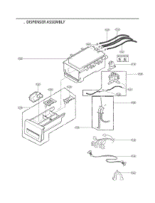 Dispenser Assembly parts for Lg Washer F12A4FNP7 from AppliancePartsPros.com