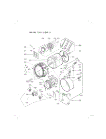 Dru M& Tub Assembly parts for Lg Washer F12A4FNP7 from AppliancePartsPros.com