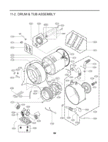 Drum And Tub Assembly parts for Lg Washer F1397FYN from AppliancePartsPros.com