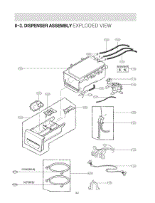 Diagram 3 parts for Lg Washer F1399RYN from AppliancePartsPros.com