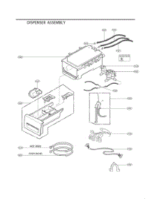 Dispenser Assembly parts for Lg Washer F14E9CDYP3 from AppliancePartsPros.com