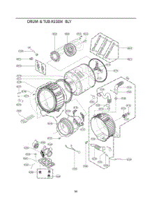 Drum And Tub Assem parts for Lg Washer F14F2CDYP5 from AppliancePartsPros.com