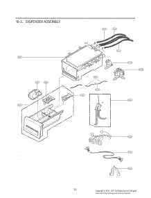 Dispenser Assembly parts for Lg Washer F3G2CYT2W from AppliancePartsPros.com
