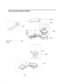 Dryer parts for Lg Dryer F4V9RCP2P from AppliancePartsPros.com