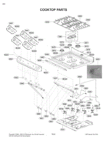 Cooktop Parts parts for Lg Range FB4753LS from AppliancePartsPros.com