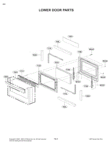 Lower Door Parts parts for Lg Range FB4753LS from AppliancePartsPros.com