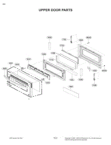 Upper Door Parts parts for Lg Range FB4753LS from AppliancePartsPros.com