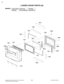 Lower Door Parts 2 parts for Lg Range FD1773LS from AppliancePartsPros.com