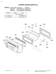 Upper Door Parts 1 parts for Lg Range FD1773LS from AppliancePartsPros.com