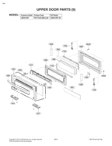Upper Door Parts 2 parts for Lg Range FD1773LS from AppliancePartsPros.com