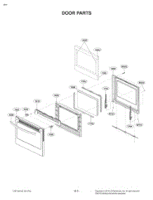 Door Parts parts for Lg Range FE1773LS from AppliancePartsPros.com