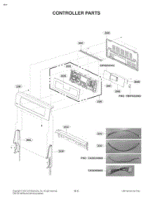 Controller Parts parts for Lg Range FE1784LS from AppliancePartsPros.com