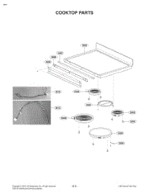 Cooktop Parts parts for Lg Range FE1784LS from AppliancePartsPros.com