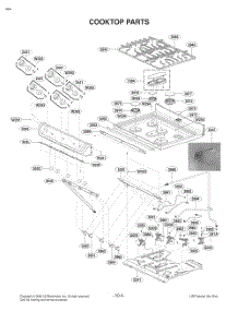 Cooktop Parts parts for Lg Range FG4763LS from AppliancePartsPros.com