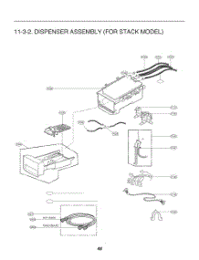 Dispenser Assembly parts for Lg Washer FH069FD6P from AppliancePartsPros.com