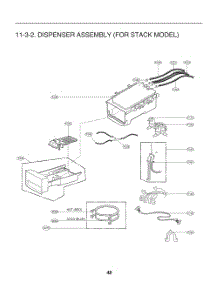 Dispenser Assembly parts for Lg Washer FH069FDP from AppliancePartsPros.com