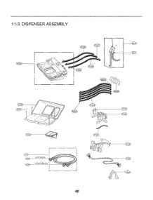 Dispenser Assembly parts for Lg Washer FH0C7FD71 from AppliancePartsPros.com