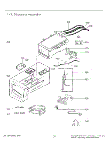 Dispenser Assembly parts for Lg Washer FH387CDYK3 from AppliancePartsPros.com