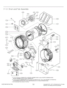 Drum And Tub Assembly parts for Lg Washer FH387CDYK3 from AppliancePartsPros.com