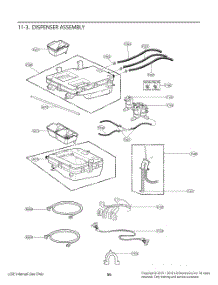 Dispenser Assembly parts for Lg Washer FH3C8CDYK7 from AppliancePartsPros.com