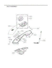 Duct Assembly parts for Lg Washer FH3H1CDGK3 from AppliancePartsPros.com