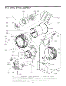 Drum And Tub Assembly parts for Lg Washer FH3H2CDNV2 from AppliancePartsPros.com