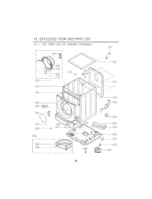 Diagram 1 parts for Lg Washer FH4A8FDNK2 from AppliancePartsPros.com
