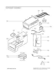 Dispenser Assembly parts for Lg Washer FH4E9CCYK7 from AppliancePartsPros.com