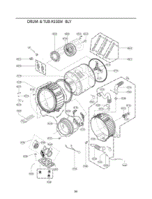 Drum And Tub Assem parts for Lg Washer FH4F2CDYP2 from AppliancePartsPros.com