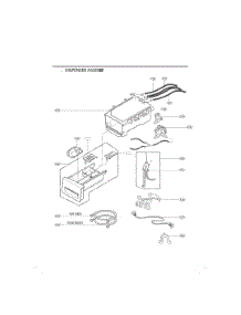 Dispenser Assembly parts for Lg Washer FH4F2CDYP7 from AppliancePartsPros.com