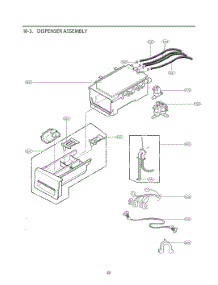 Dispenser Assembly parts for Lg Washer FH4G2CDNV1 from AppliancePartsPros.com