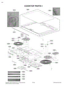 Cooktop Parts parts for Lg Range FS1748LS from AppliancePartsPros.com