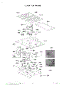 Cooktop Parts parts for Lg Range FZ474PGV from AppliancePartsPros.com