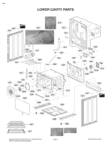 Lower Cavity Parts parts for Lg Range FZ474PGV from AppliancePartsPros.com