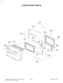 Lower Door Parts parts for Lg Range FZ474PGV from AppliancePartsPros.com