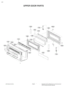 Upper Door Parts parts for Lg Range FZ474PGV from AppliancePartsPros.com