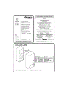 Diagram 1 parts for Lg Refrigerator GC-B258USNP from AppliancePartsPros.com