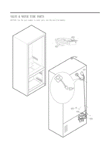 Diagram 5 parts for Lg Refrigerator GC-B288NSNM from AppliancePartsPros.com