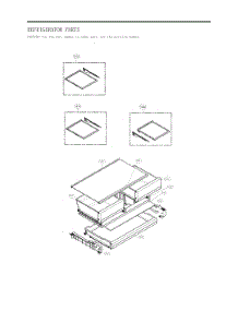 Refrigerator parts for Lg Refrigerator GC-B288NSNM from AppliancePartsPros.com
