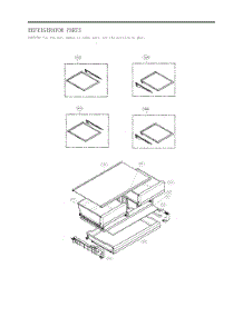 Refrigerator parts for Lg Refrigerator GC-J268NSSM from AppliancePartsPros.com