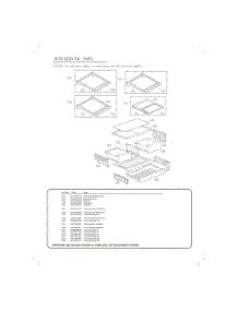 Refrigerator parts for Lg Refrigerator GC-J288GSXM from AppliancePartsPros.com